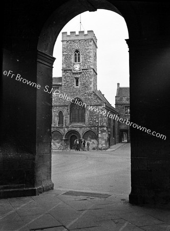 CHURCH FROM MARKET HALL